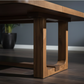 Walnut H-Trestle Dining Table - Angle 5