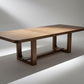 Walnut H-Trestle Dining Table - Chiaroscuro