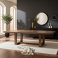 Walnut H-Trestle Dining Table - Lifestyle 6