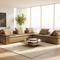 Wave's Whisper Sectional - Bright Luxury Room