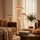 Whimsical Mushroom Floor Lamp - Golden Hour