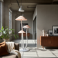 Whimsical Mushroom Floor Lamp - Industrial Loft Concrete