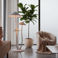 Whimsical Mushroom Floor Lamp - Morning Fog