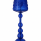 Wine Glass Floor Lamp - Blue