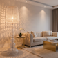 Wine Glass Floor Lamp in Living Room