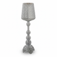 Wine Glass Floor Lamp White Background Off