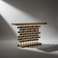 Woven Brass Console Table - Chiaroscuro
