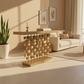 Woven Brass Console Table - Lifestyle 3