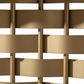 Woven Brass Console Table - Weave Detail
